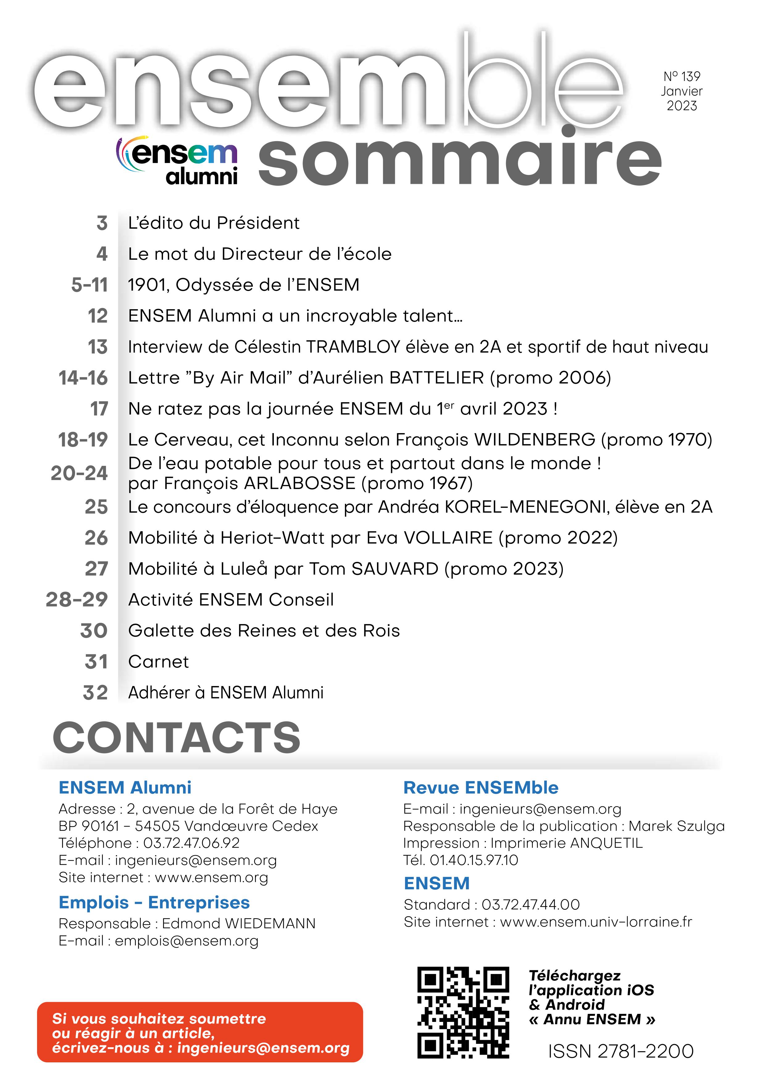 Revue ENSEMble de janvier 2023 – 2