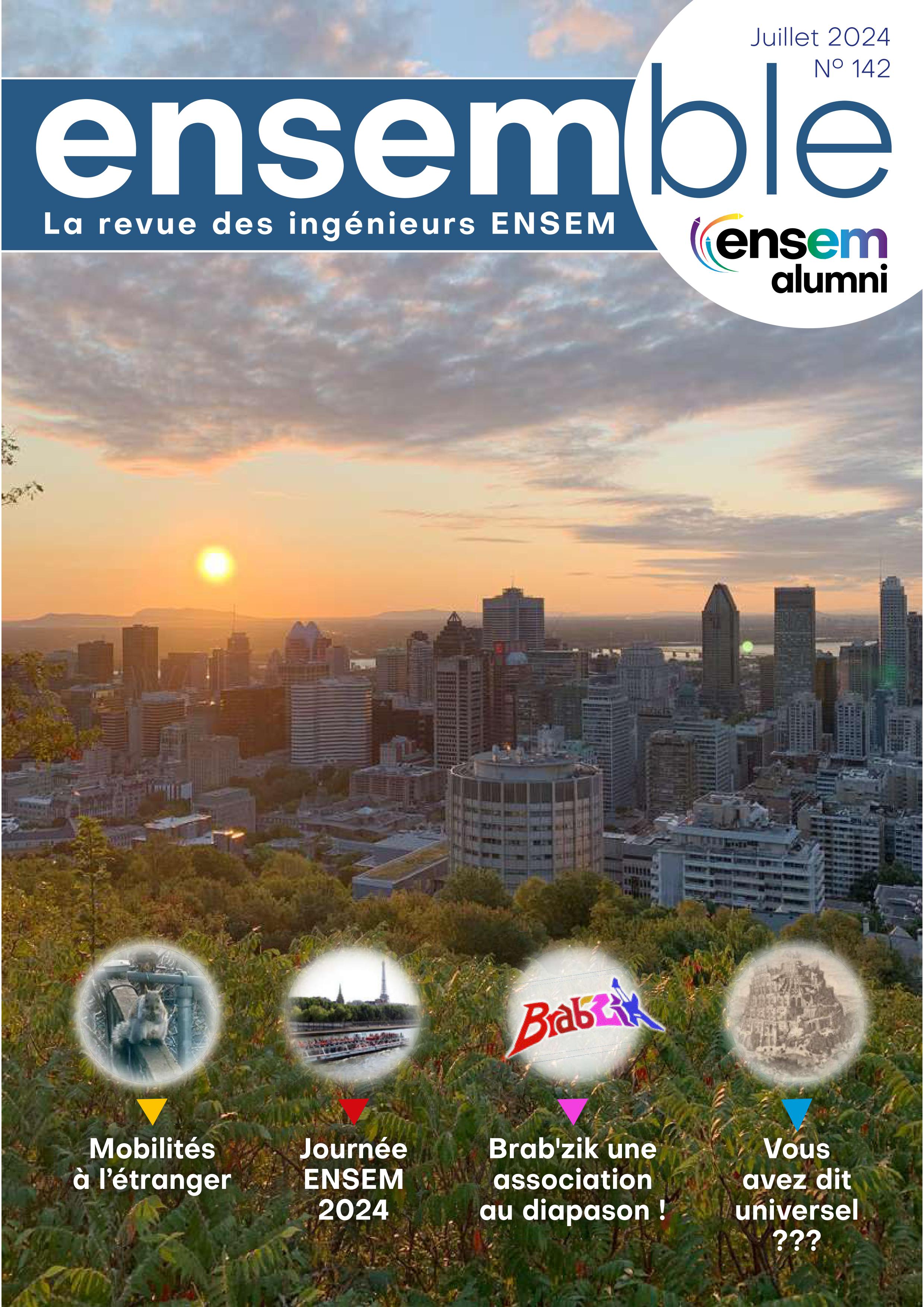 Revue ENSEMble N°142 de juillet 2024