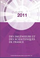 RÉSULTATS DE L’ENQUÊTE 2011 IESF (CNISF)